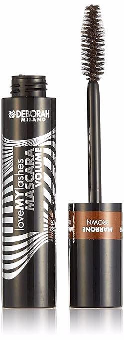 Deborah Milano Love My Lashes Mascara Volume, Brown