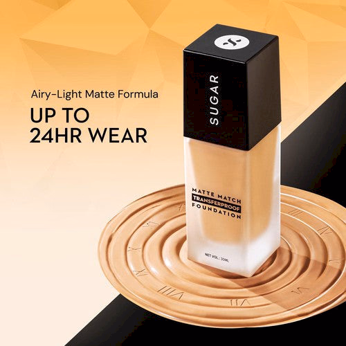 SUGAR Matte Match Transferproof Foundation - 07 Vanilla Latte