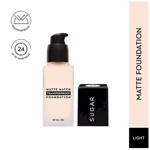 SUGAR Matte Match Transferproof Foundation - 07 Vanilla Latte