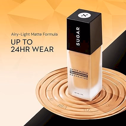 SUGAR Matte Match Transferproof Foundation - 15 Cappuccino
