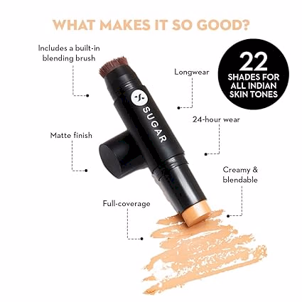 Sugar - Vanilla Latte - Ace Of Face Foundation Stick