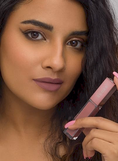 SUGAR Cosmetics Mettle Matte Liquid Lipstick - 03 Estella