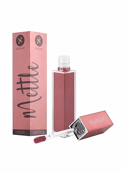 SUGAR Cosmetics Mettle Matte Liquid Lipstick - 03 Estella