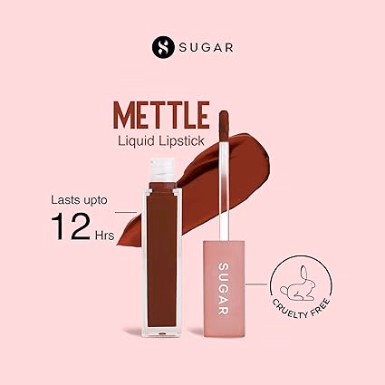 SUGAR Cosmetics Mettle Matte Liquid Lipstick - 11 Rigel