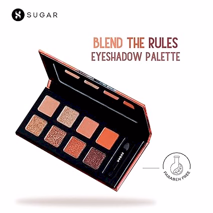 SUGAR Cosmetics Blend The Rules Matte Eyeshadow Palette - 06 Starlight
