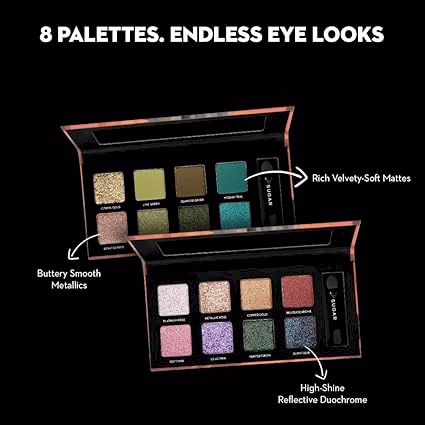 SUGAR Cosmetics Blend The Rules Matte Eyeshadow Palette - 07 Ivy