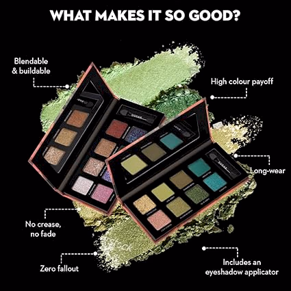 SUGAR Cosmetics Blend The Rules Matte Eyeshadow Palette - 07 Ivy