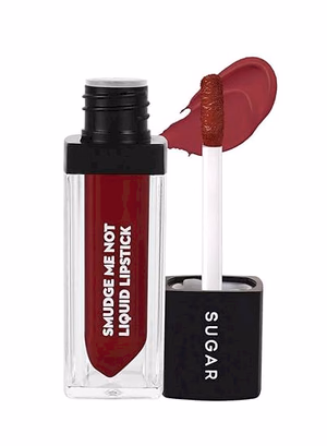 SUGAR Smudge Me Not Liquid Lipstick - 51 Fine Wine (Burgundy Red)