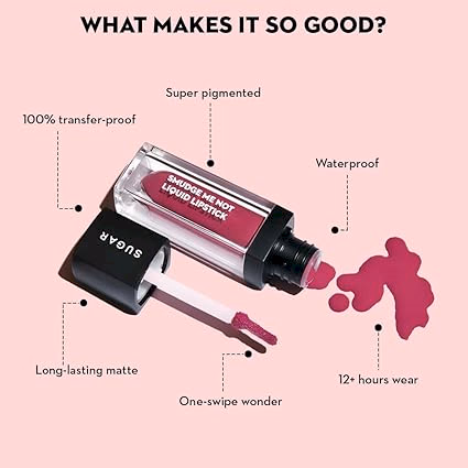 SUGAR Smudge Me Not Liquid Lipstick - 42 Toast Roast