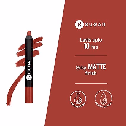 Sugar - Jackie Brown - Matte As Hell Crayon Lipstick