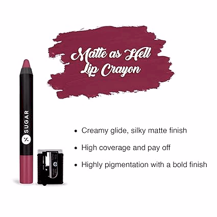 Sugar - Miss Rosa - Matte As Hell Crayon Lipstick