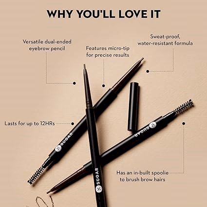 SUGAR Arch Arrival Micro Brow Pencil - 01 Jerry Brown
