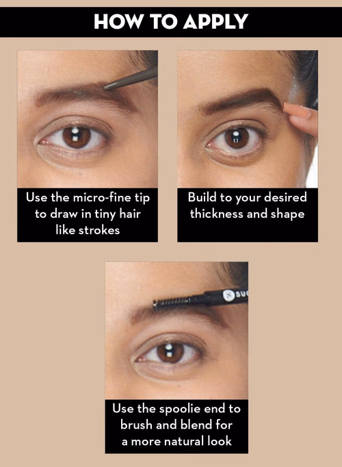 SUGAR Arch Arrival Micro Brow Pencil - 02 Taupe Tom