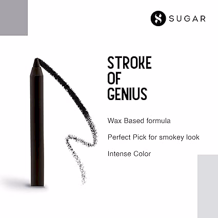 Sugar - Back To Black - Stroke Of Genius Heavy Duty Kohl With Free Sharpener