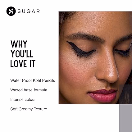 Sugar - Back To Black - Stroke Of Genius Heavy Duty Kohl With Free Sharpener