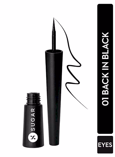 SUGAR Gloss Boss 24HR Eyeliner - 01 Back In Black