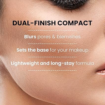LAKME Showstopper Unreal Dual Cover Natural Pressed Powder