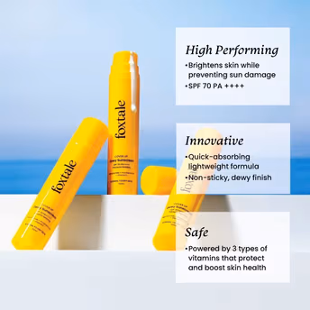 Foxtale SPF 70 PA++++ Dewy Sunscreen