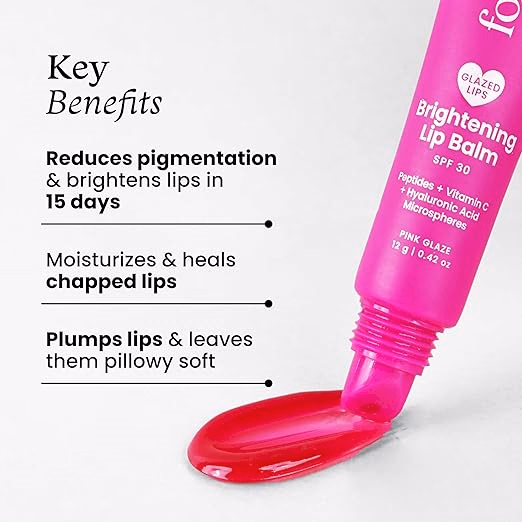 Foxtale Brightening Lip Balm - Light Mauve GLAZE