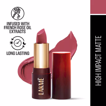 Lakme Cushion Matte Lipstick - Mauve Love