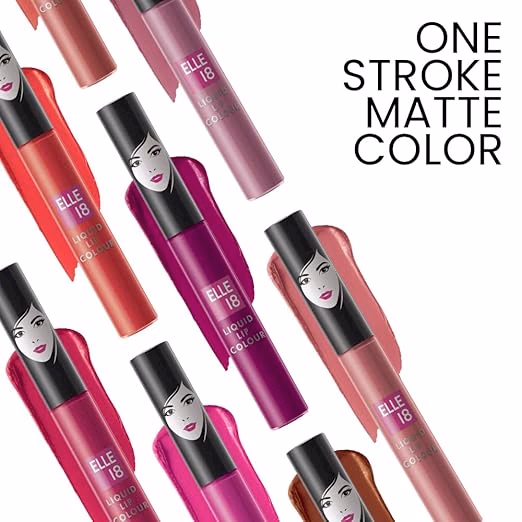 Elle 18 Liquid Lip Color - RED BLAZE