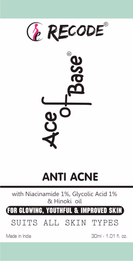 Recode Anti Acne Face Serum Ace Of Base