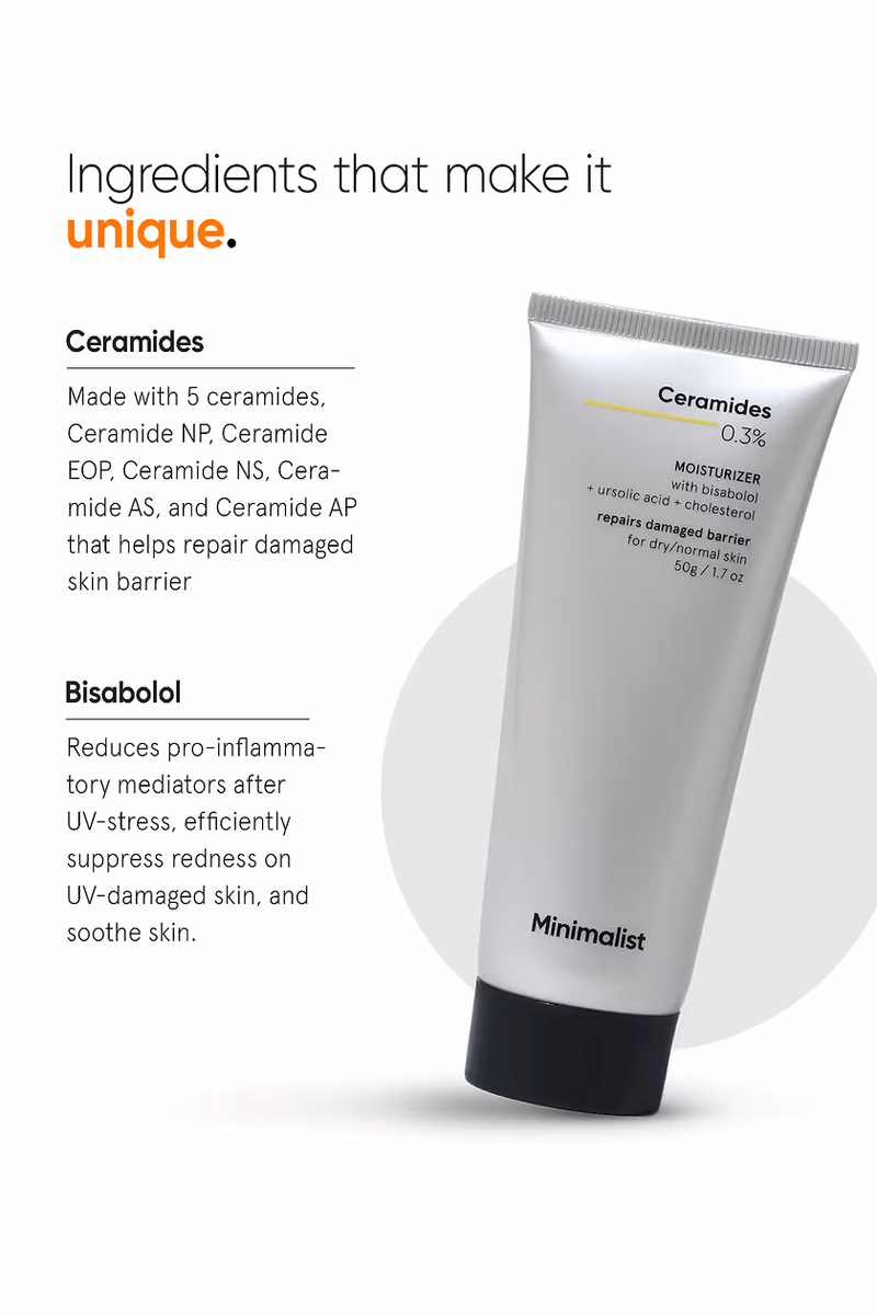 Minimalist - Ceramides 0.3% + Madecassoside - Moisturizer