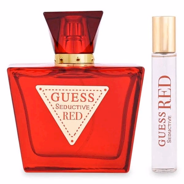 Guess - Seductive Red - Eau De Toilette + Travel Spray - Women Gift Set