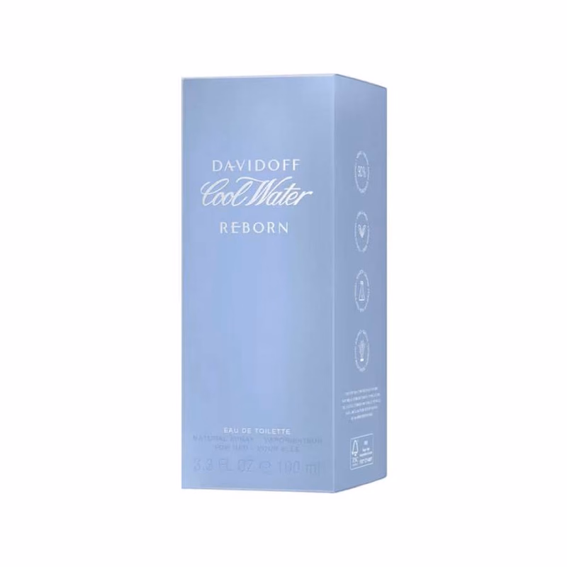 DAVIDOFF - COOL WATER - REBORN - EAU DE TOILETTE - NATURAL SPRAY - VAPORISATEUR - FOR HER - POUR ELLE