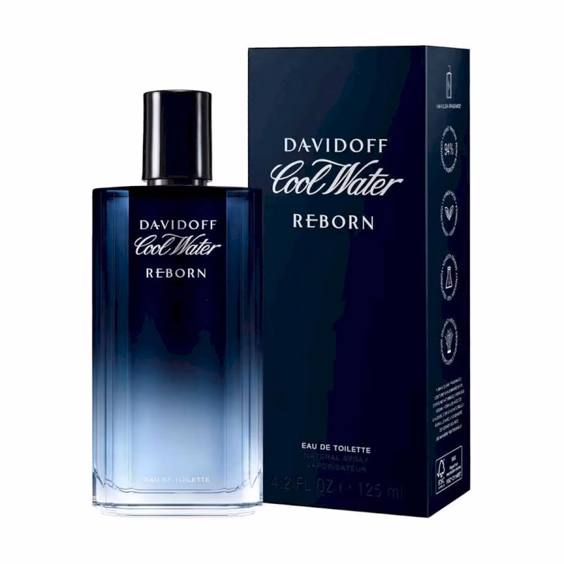 DAVIDOFF - COOL WATER - REBORN - EAU DE TOILETTE - NATURAL SPRAY - VAPORISATEUR - 125 ML