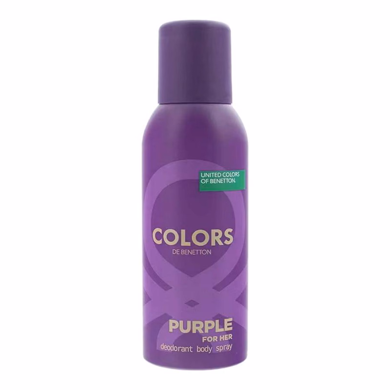 United Colors Of Benetton - Colors De Benetton - Purple Deodorant For Her 24h Deodrant Body Spray