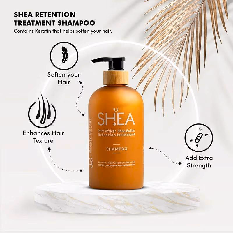 BEAUTY GARAGE PROFESSIONAL - SHEA - SHAMPOO - RETENTION  TREATMENT
