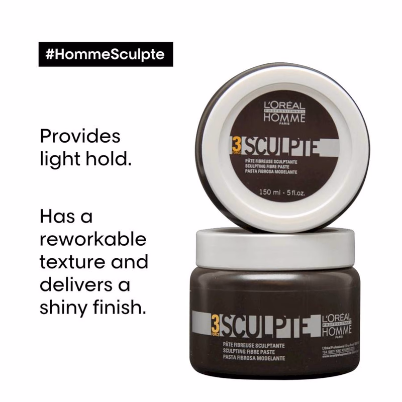 L'OREAL PROFESSIONEL HOMME PARIS - 3 FORCE - SCULPTE