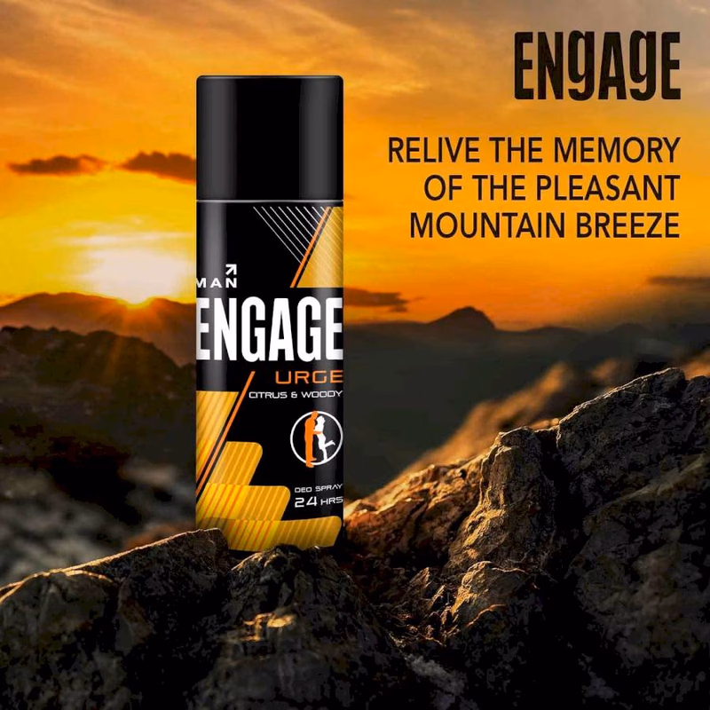 ENGAGE - URGE - CITRUS & WOODY - DEO SPRAY