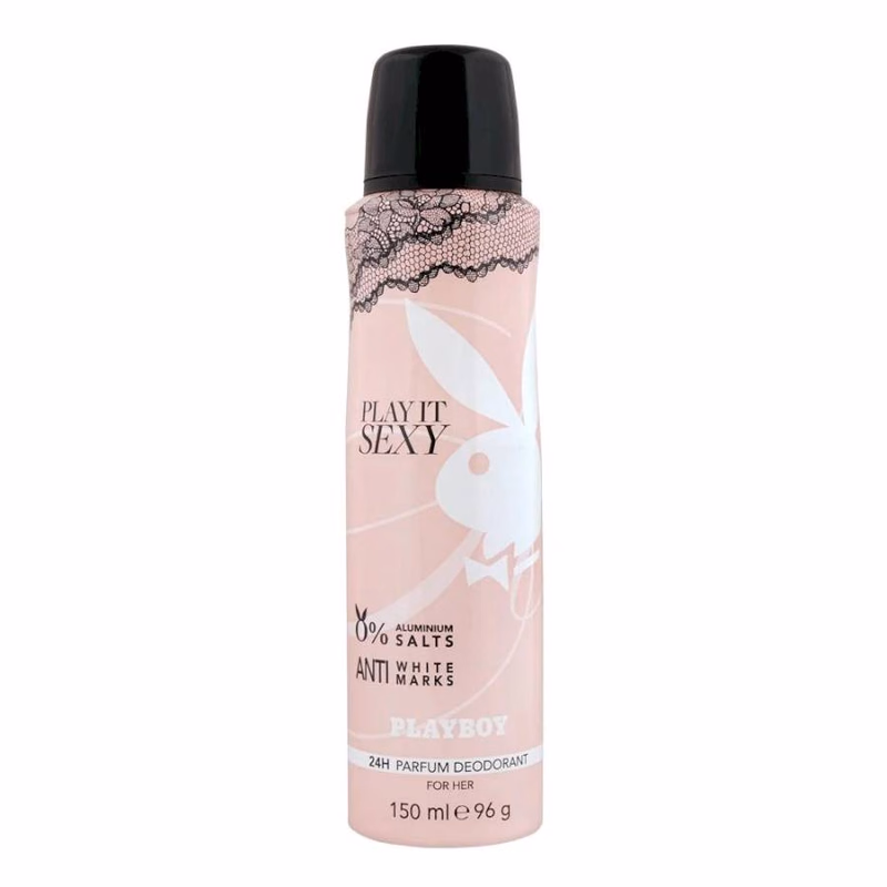 Play Boy - Play It Sexy - 0 % Aluminium Salts - Anti White Marks