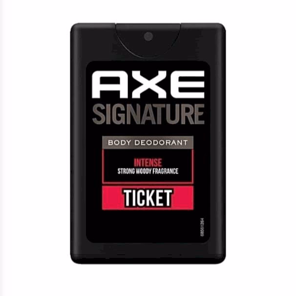 AXE - SIGNATURE - BODY DEODRANT - INTENSE STRONG WOODY FRAGRANCE - TICKET