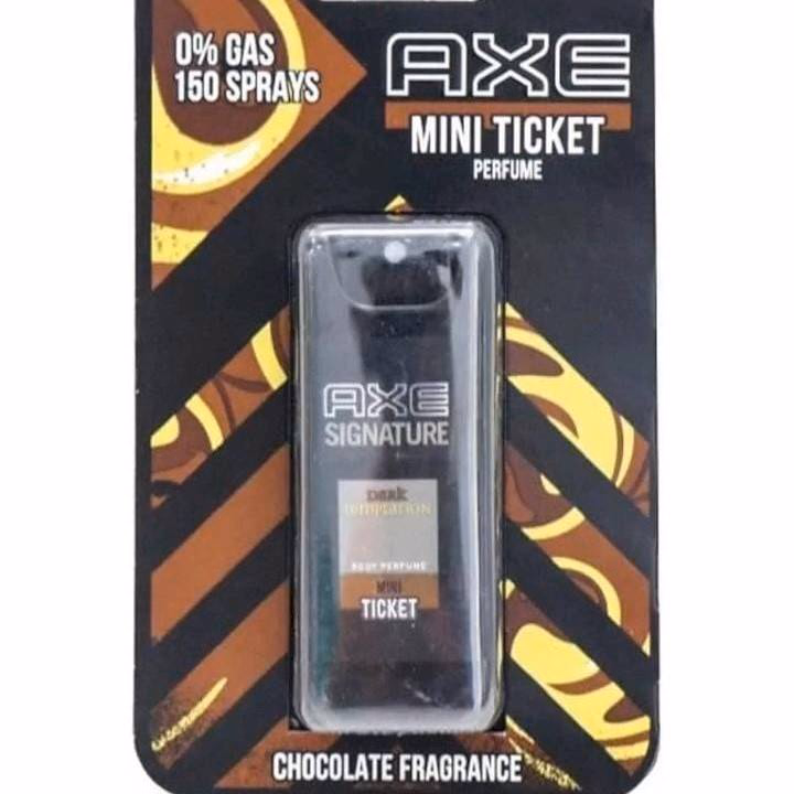 AXE - SIGNATURE - BODY DEODRANT - DARK TEMPTATION SMOOTH CHOCOLATE  FRAGRANCE - MINI TICKET