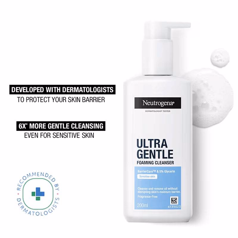 NEUTROGENA - ULTRA GENTLE - FOAMING CLEANSER