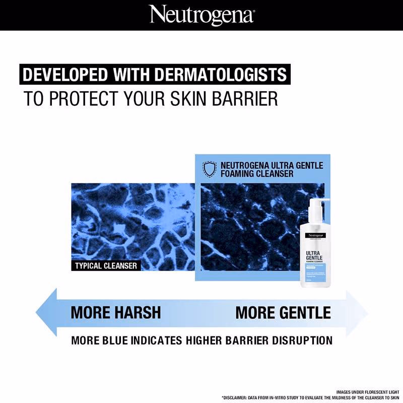 NEUTROGENA - ULTRA GENTLE - FOAMING CLEANSER