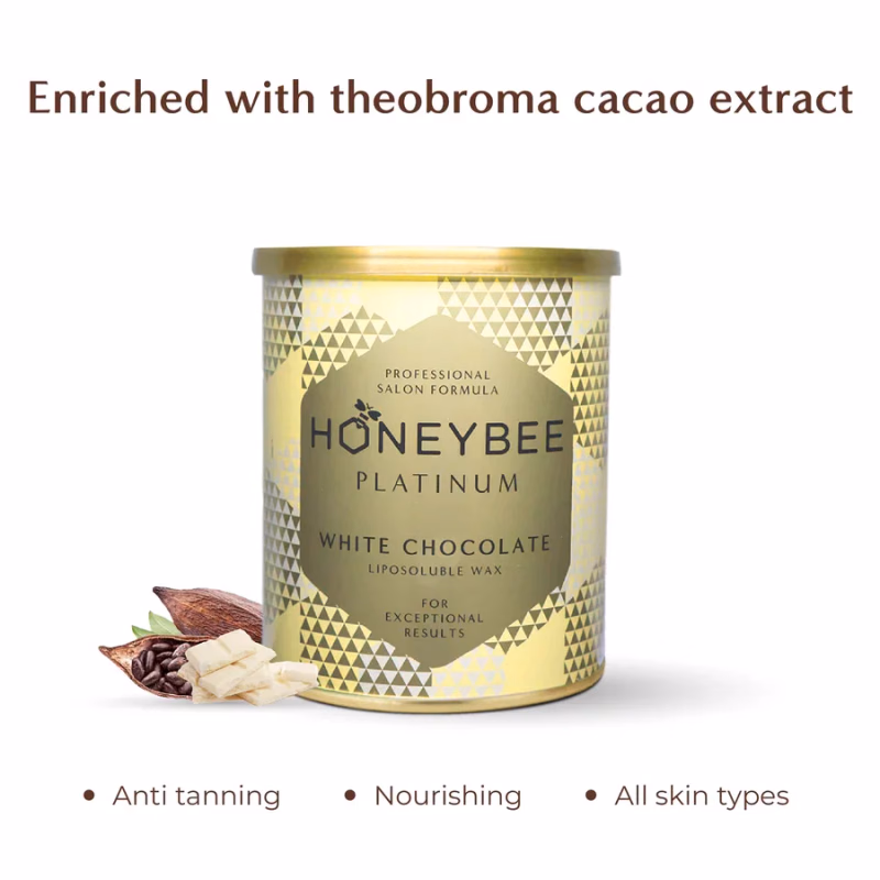 HONEYBEE - PLATINUM - WHITE CHOCOLATE - LIPOSOLUBLE WAX - FOR  EXCEPTIONAL RESULTS