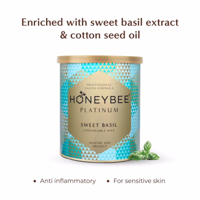 HONEYBEE - PLATINUM - SWEET BASIL - LIPOSOLUBLE WAX - SOOTHE & PROTECT