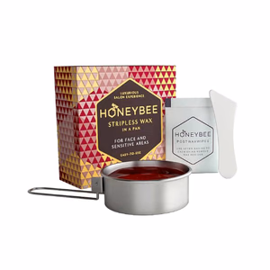 HONEYBEE - STRIPLESS - WAX IN A PAN - FOR FACE & SENSITIVE AREAS - EASY - TO - USE