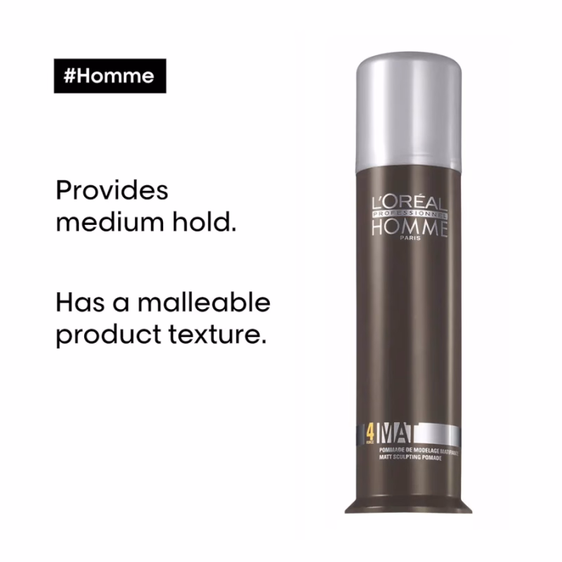 LOREAL PROFESSIONEL HOMME PARIS - 4 FORCE - MAT