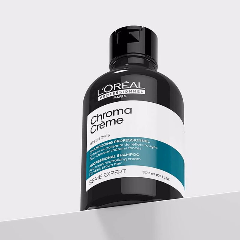 LOREAL PROFESSIONEL PARIS - CHROMA CREME - GREEN DYES - PROFESSIONAL SHAMPOO