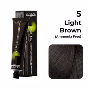 LOREAL PROFESSIONEL PARIS - INOA - 5 - LIGHT BROWN - COLORING CREAM