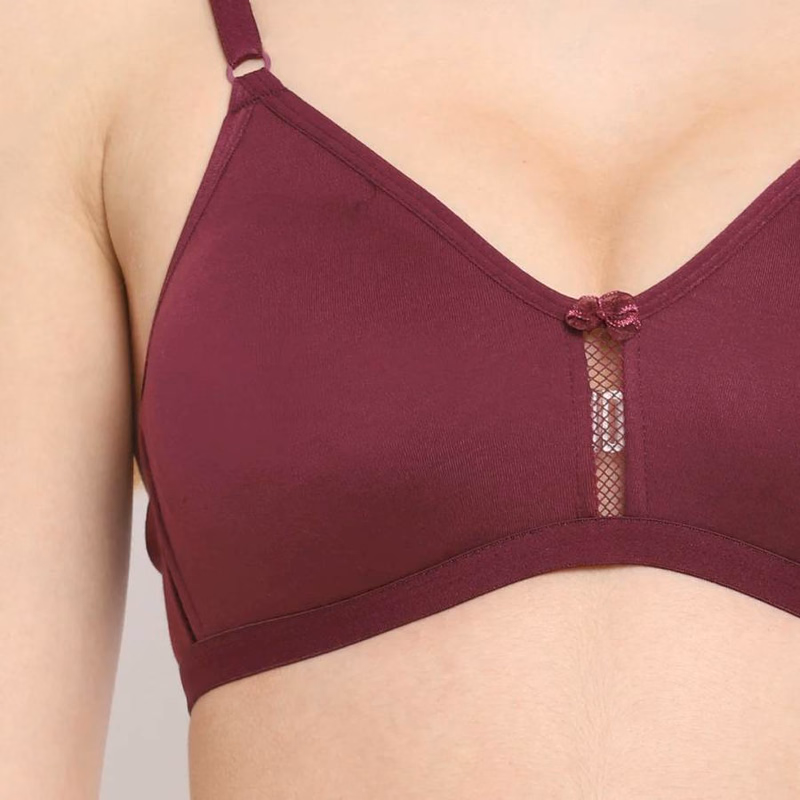 FLORET - TEE SHIRT BRA - KATRINA - MAROON