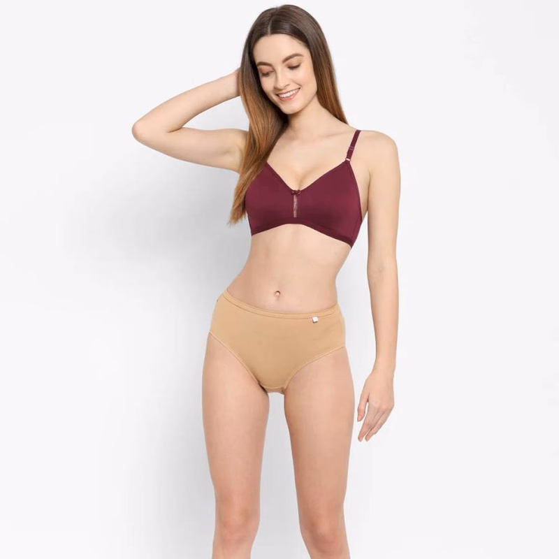 FLORET - TEE SHIRT BRA - KATRINA - MAROON