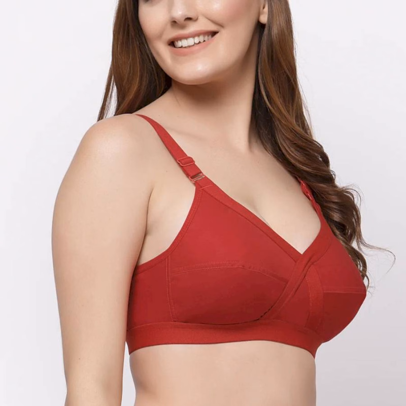 Floret - Red - Crossfit - Full Coverage Bra