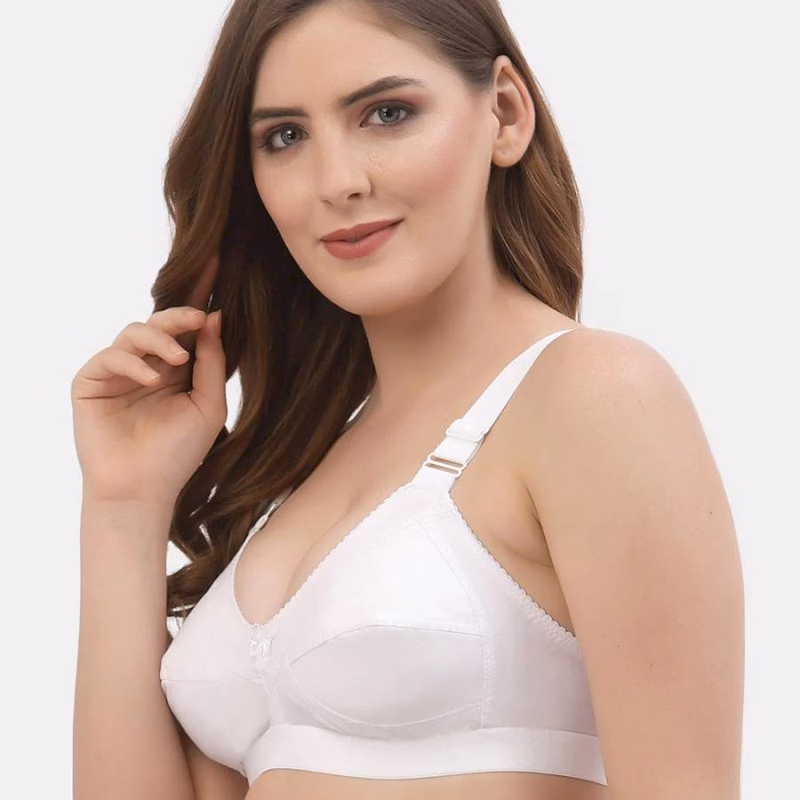 Floret - White - Sherry - Full Coverage Bra