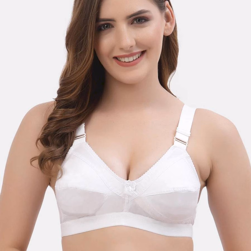 Floret - White - Sherry - Full Coverage Bra